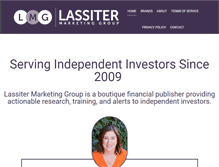 Tablet Screenshot of lassitermarketing.com